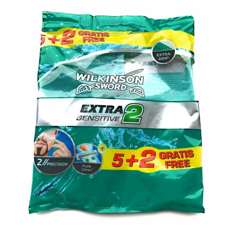 Rasoirs Jetables Wilkinson Sword Extra2 Sensitive 7 Unités - Acheter à 3,71 € seulement chez Collector's Boutique