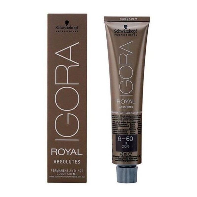 Teinture anti-âge permanente Igora Royal Absolutes Schwarzkopf Nº 6-60 - Acheter à 10,21 € seulement chez Collector's Boutique