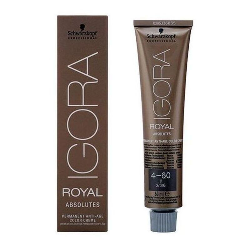 Teinture anti-âge permanente Igora Royal Absolutes Schwarzkopf Nº 4-60 - Acheter à 10,26 € seulement chez Collector's Boutique