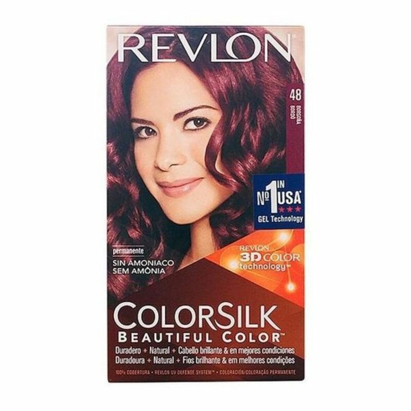 Teinture sans ammoniaque Colorsilk Revlon Bourgogne - Acheter à 5,04 € seulement chez Collector's Boutique