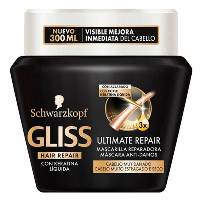 Masque réparateur pour cheveux Glis Ultimate Repair Schwarzkopf (300 ml) - Acheter à 6,07 € seulement chez Collector's Boutique