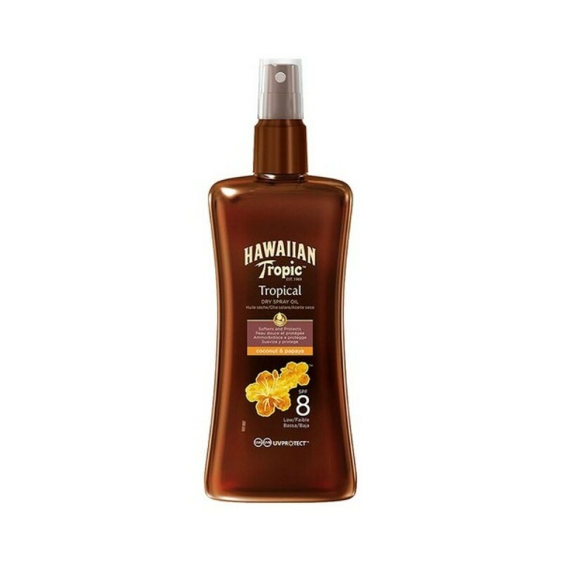 Huile protectrice Coconut & Papaya Hawaiian Tropic Spf 8 (200 ml) 8 (200 ml) - Acheter à 8,92 € seulement chez Collector's Bouti