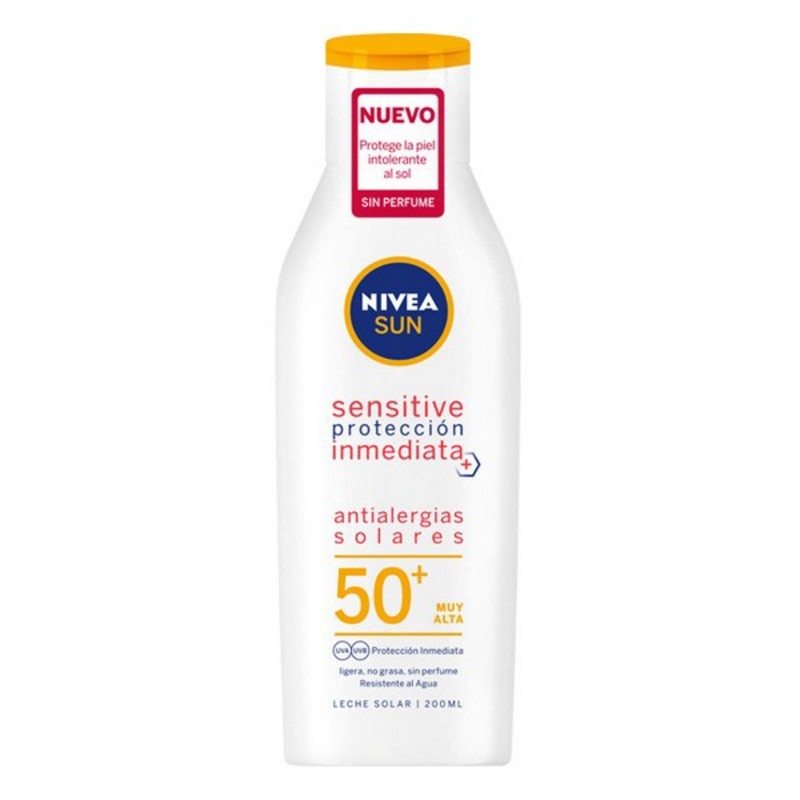 Protection Solaire Anti-Allergique Sensitive Nivea (200 ml) 50+ (200 ml) - Acheter à 20,70 € seulement chez Collector's Boutique