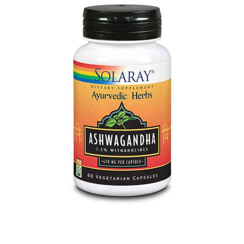 Capsules Solaray Ashwagandha (60 Capsules) - Acheter à 22,31 € seulement chez Collector's Boutique