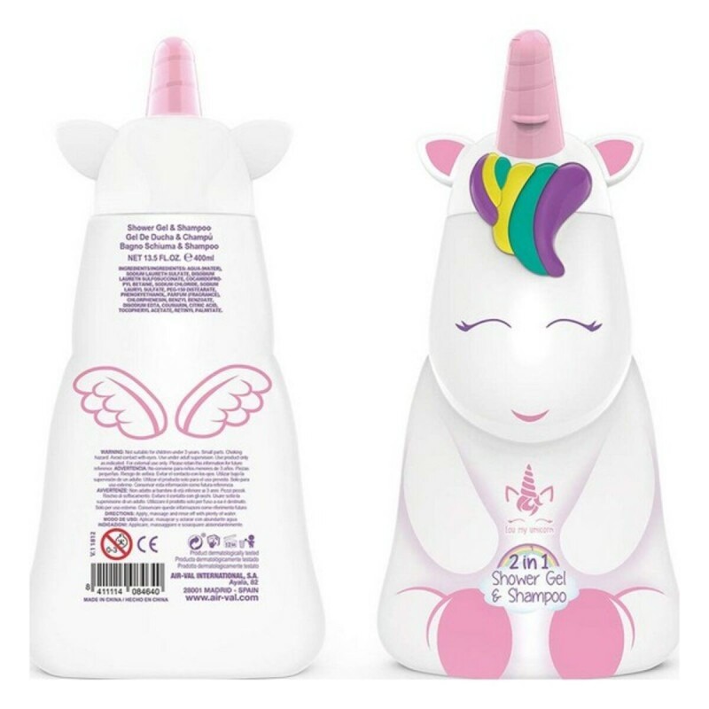 2-in-1 Gel et shampooing Eau My Unicorn Cartoon Enfant (400 ml) - Acheter à 7,03 € seulement chez Collector's Boutique