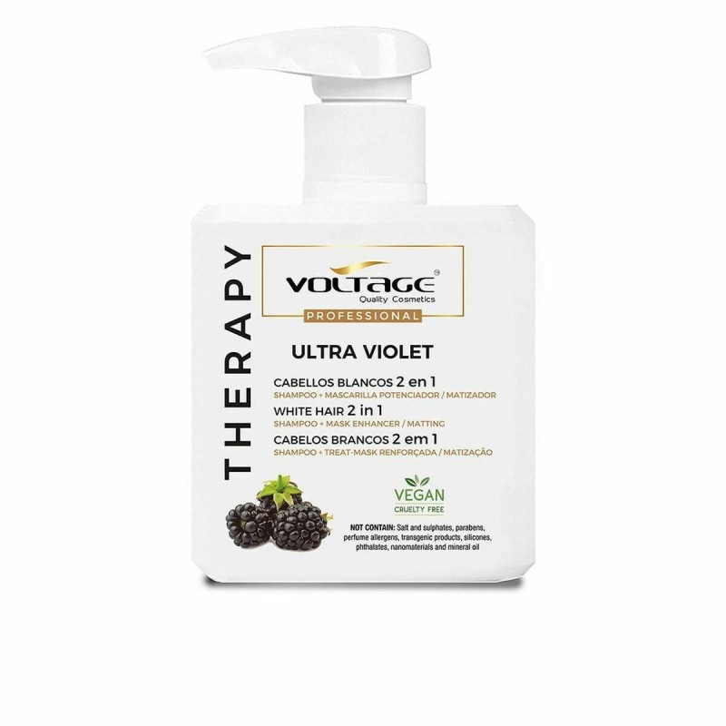 Shampooing pour Cheveux blonds ou gris Voltage Therapy Ultra Violet 2 en 1 (500 ml) - Acheter à 15,68 € seulement chez Collector