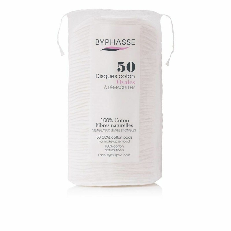 Disques de Coton Byphasse Démaquillant (50 uds) - Acheter à 2,35 € seulement chez Collector's Boutique