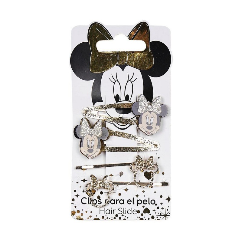 Pinces à cheveux Minnie Mouse Lien 4 Unités Doré - Acheter à 6,49 € seulement chez Collector's Boutique