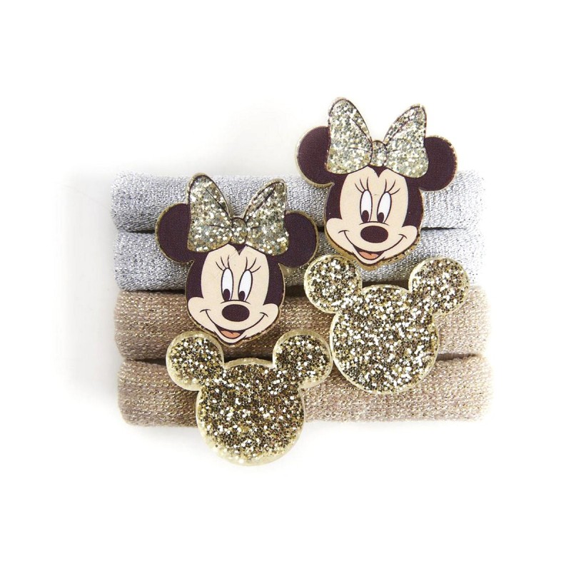 Elastiques pour Cheveux Minnie Mouse 4 Unités Doré - Acheter à 5,27 € seulement chez Collector's Boutique