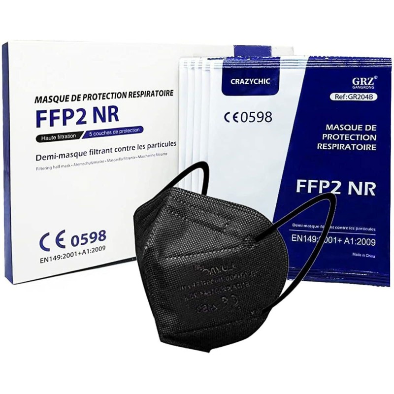 Masque chirurgical jetable FFP2 Noir (Reconditionné A+) - Acheter à 41,99 € seulement chez Collector's Boutique