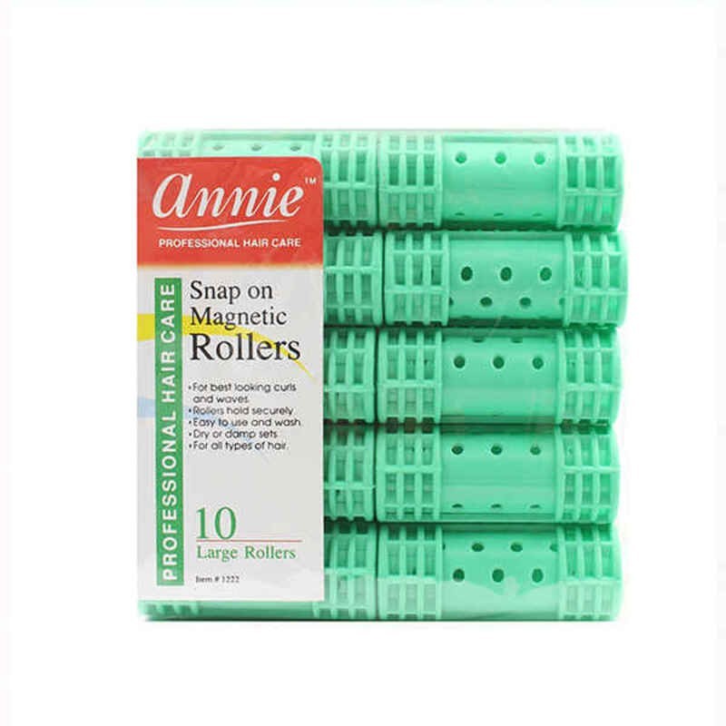 Boucles Annie Grand Vert (10 uds) - Acheter à 4,31 € seulement chez Collector's Boutique