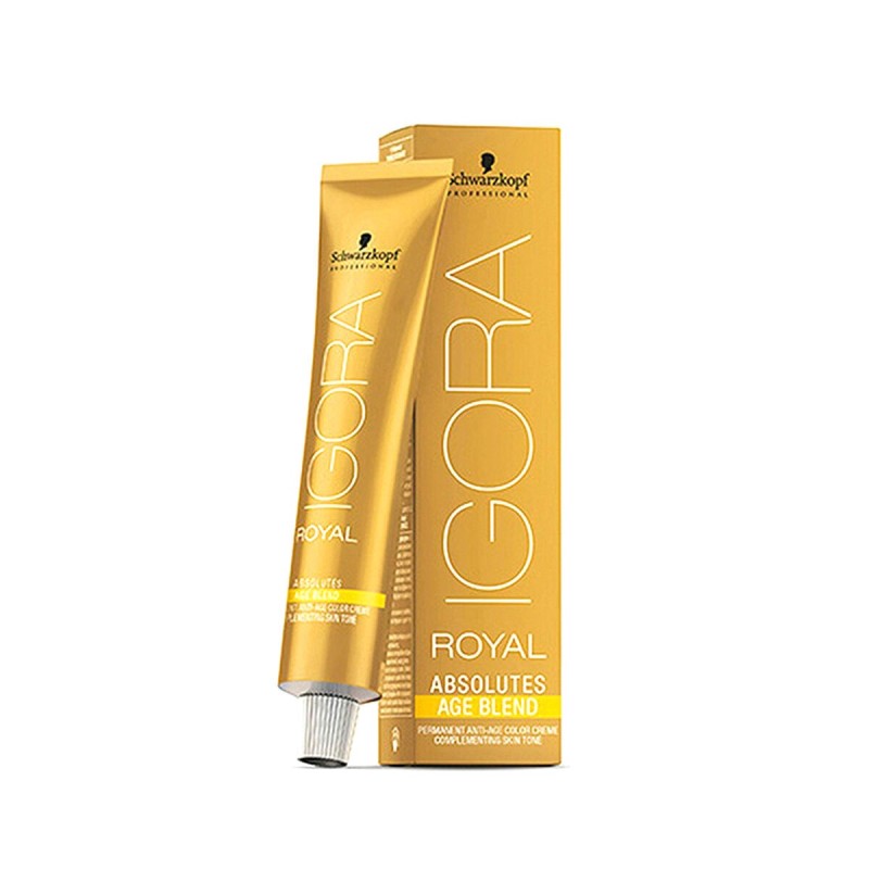 Teinture permanente Igora Royal Absolutes Schwarzkopf 8-01 Age Blend (60 ml) - Acheter à 9,08 € seulement chez Collector's Bouti