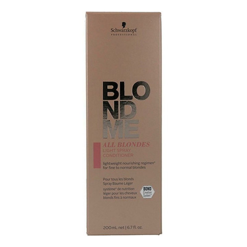 Après-shampooing Blondme Keratin Restore All Blondes Schwarzkopf (200 ml) - Acheter à 13,85 € seulement chez Collector's Boutiqu