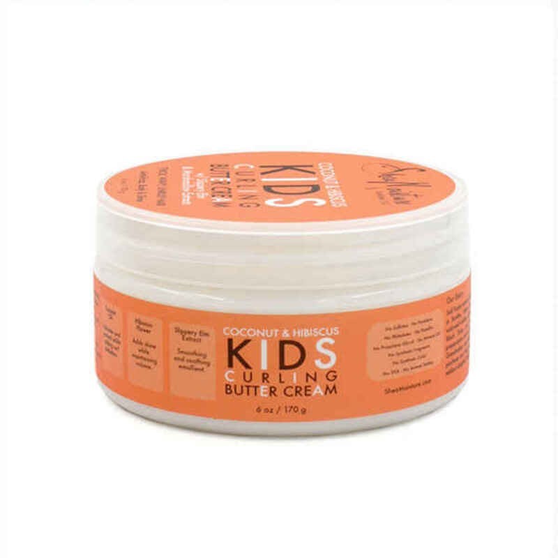 Crème stylisant Shea Moisture Coconut & Hibiscus Kids Curl Butter Cream Cheveux bouclés (170 g) - Acheter à 15,67 € seulement ch