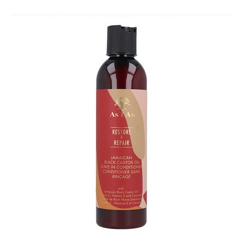 Après-shampooing Jamaican Black Castor Oil Leave In As I Am (237 g) - Acheter à 10,90 € seulement chez Collector's Boutique