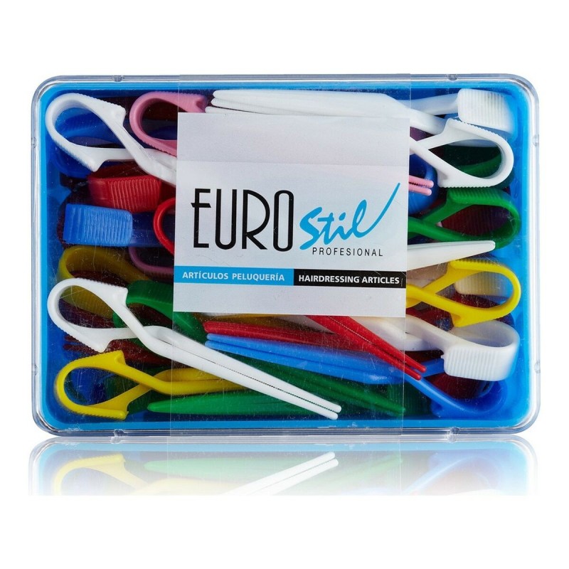 Pinces pour Cheveux Eurostil Grand Plastique - Acheter à 11,03 € seulement chez Collector's Boutique