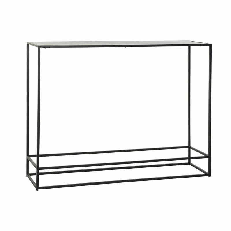 Console DKD Home Decor Noir Doré Aluminium (110 x 25 x 84 cm) - Acheter à 236,39 € seulement chez Collector's Boutique