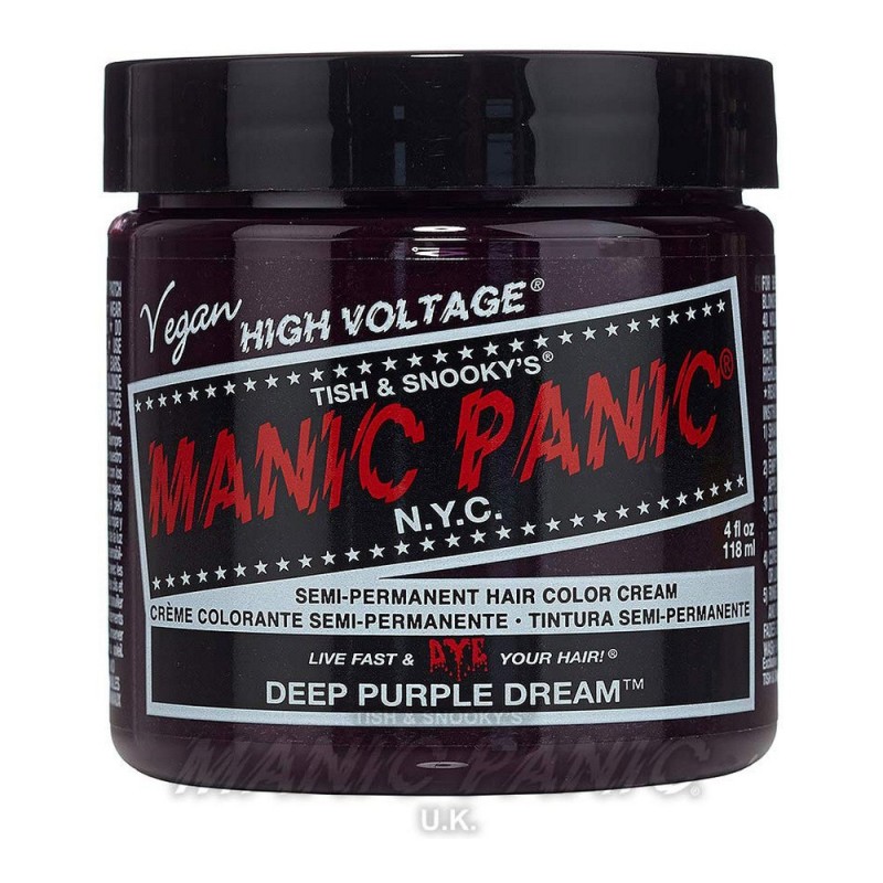 Teinture permanente Classic Manic Panic Deep Purple Dream (118 ml) - Acheter à 9,91 € seulement chez Collector's Boutique