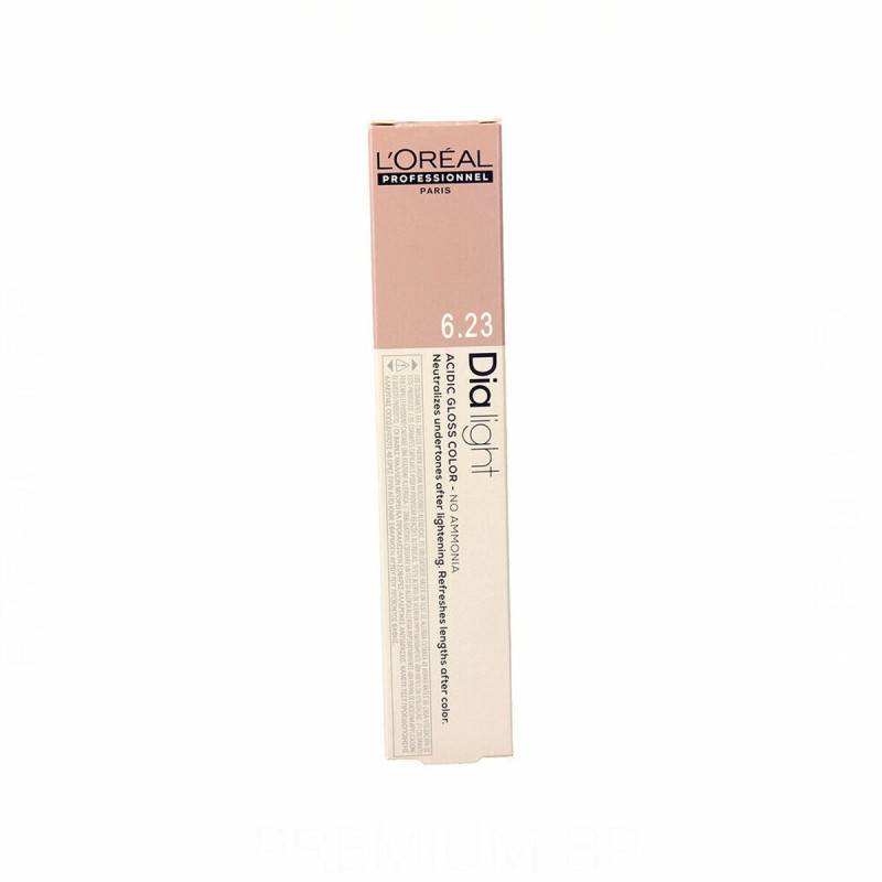 Teinture sans ammoniaque L'Oreal Professionnel Paris Dia Light Nº 6.23 (50 ml) - Acheter à 9,67 € seulement chez Collector's Bou