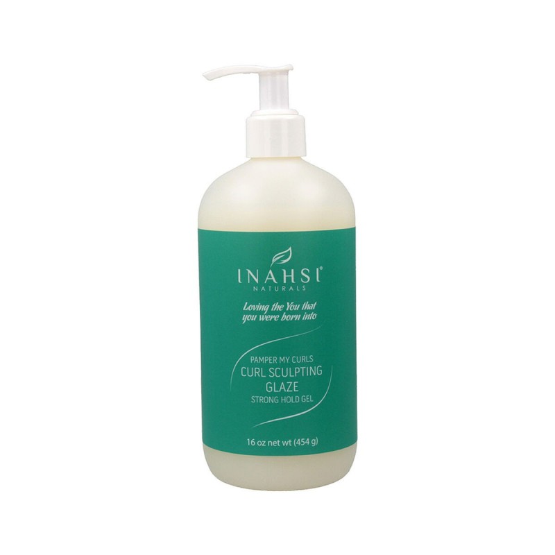 Après-shampooing pour boucles bien définies Inahsi Pamper My Curls Sculpting Glaze Strong Hold Gel (454 g) - Acheter à 48,68 € s