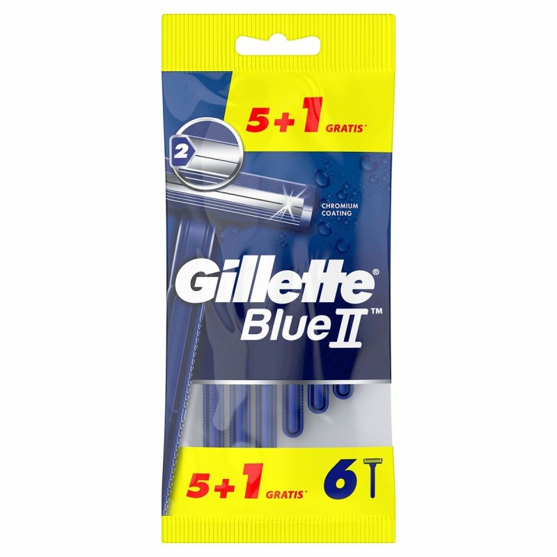 Rasoir Gillette Blue II 6 Unités - Acheter à 4,30 € seulement chez Collector's Boutique