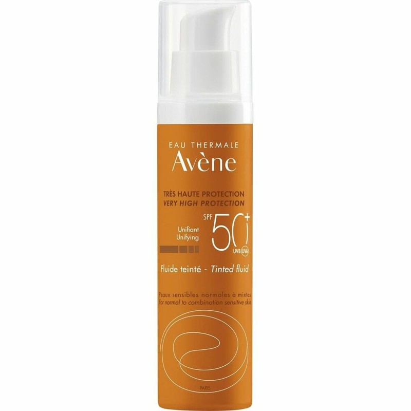 Crème Solaire Avec Couleur Avene Tinted Fluid SPF50+ (50 ml) - Acheter à 24,04 € seulement chez Collector's Boutique