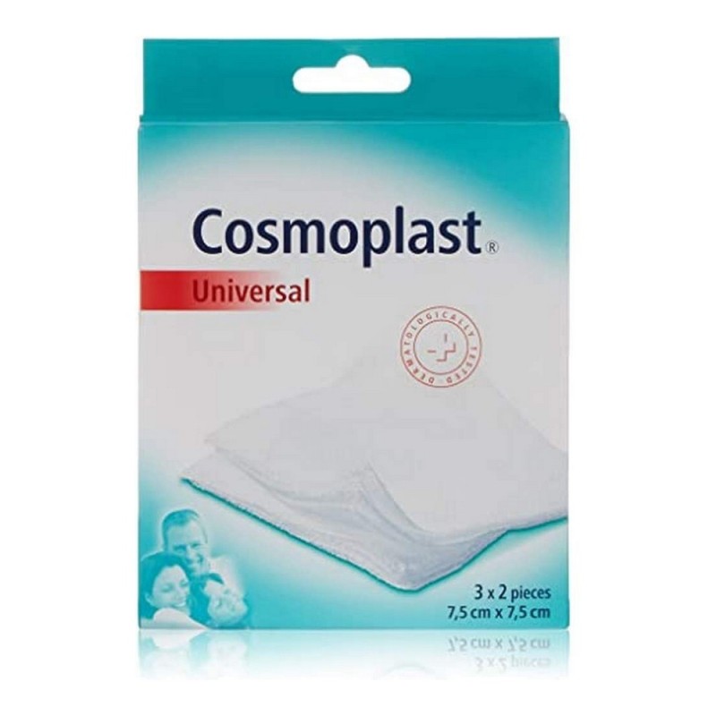 Gazes Stérilisées Universal Cosmoplast (7,5 x 7,5 cm) - Acheter à 1,12 € seulement chez Collector's Boutique