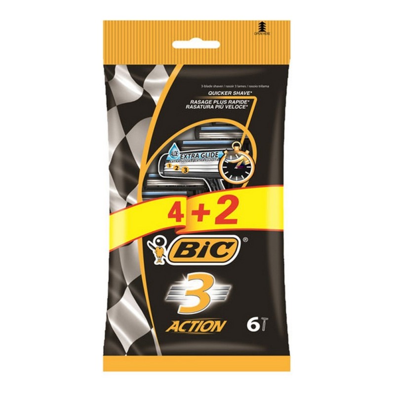 Rasoir Action Bic (6 uds) - Acheter à 3,35 € seulement chez Collector's Boutique