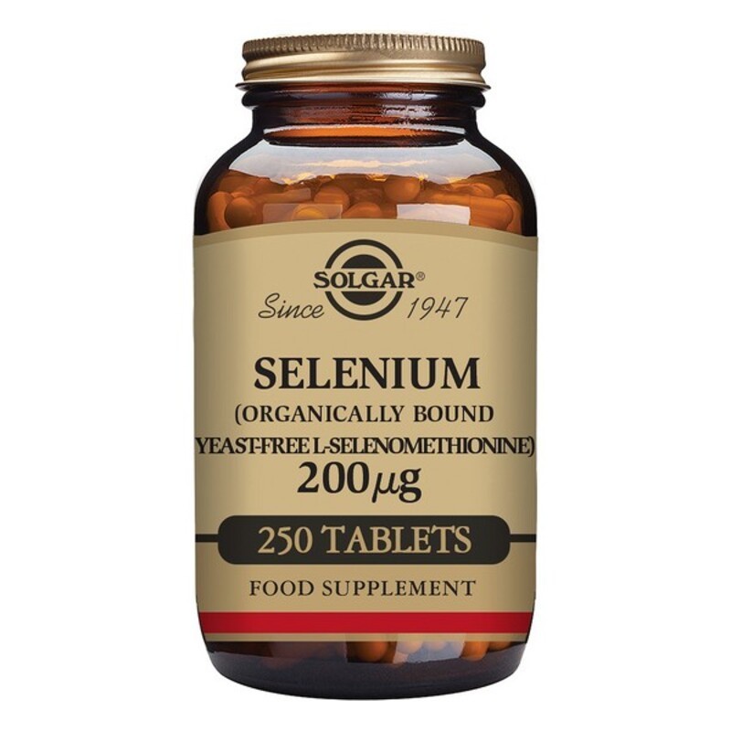 Sélénium Solgar 200 mcg (250 comprimés) - Acheter à 37,37 € seulement chez Collector's Boutique