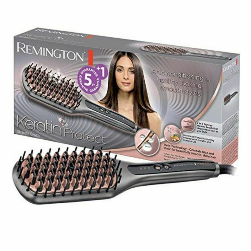 Brosse de Lissage Remington Keratin Protect Straight 66W Gris Rose - Acheter à 54,43 € seulement chez Collector's Boutique