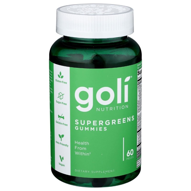 Complément et vitamines Goli Nutrition Supergreens (60 Bonbons gélifiés) - Acheter à 19,40 € seulement chez Collector's Boutique