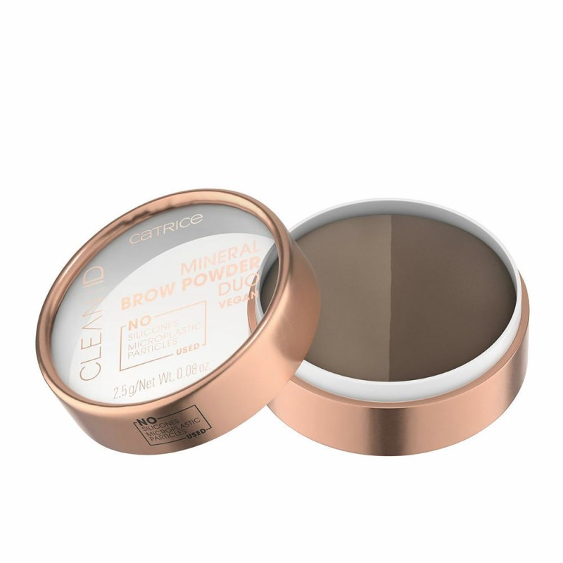 Maquillage pour Sourcils Catrice Clean ID Mineral Brow Powder Duo 010-light to medium (2,5 g) - Acheter à 5,69 € seulement chez 