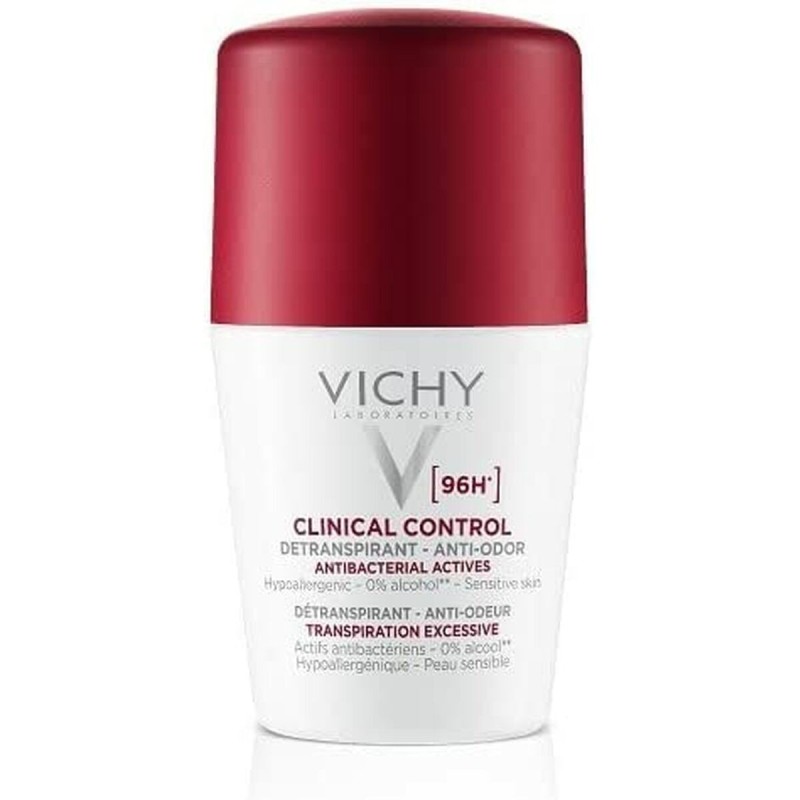 Déodorant Roll-On Vichy Clinical Control 96 heures Adultes unisexes (50 ml) - Acheter à 13,61 € seulement chez Collector's Bouti