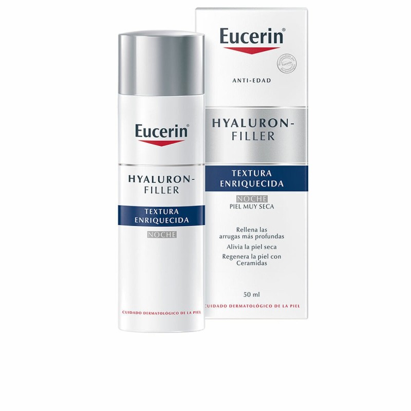 Crème anti-âge de nuit Eucerin Hyaluron Filler (50 ml) - Acheter à 35,82 € seulement chez Collector's Boutique