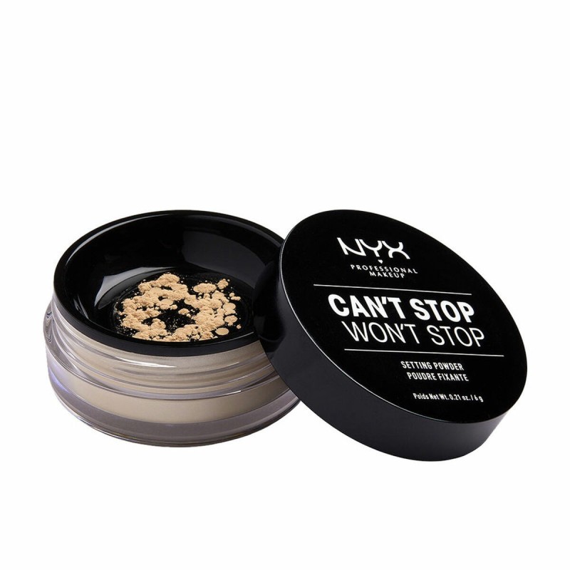 Poudres Fixation de Maquillage NYX Can't Stop Won't Stop Light-medium (6 g) - Acheter à 18,38 € seulement chez Collector's Bouti