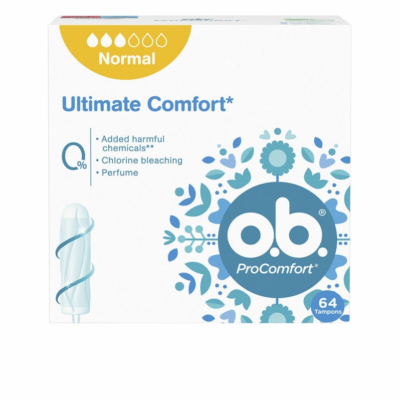 Tampons Réguliers Ob Procomfort 64 Unités - Acheter à 7,96 € seulement chez Collector's Boutique