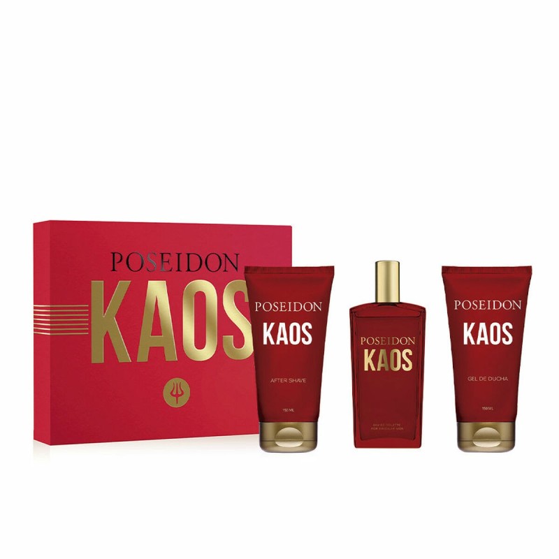 Set de Parfum Homme Poseidon Poseidon Kaos 3 Pièces - Acheter à 19,04 € seulement chez Collector's Boutique