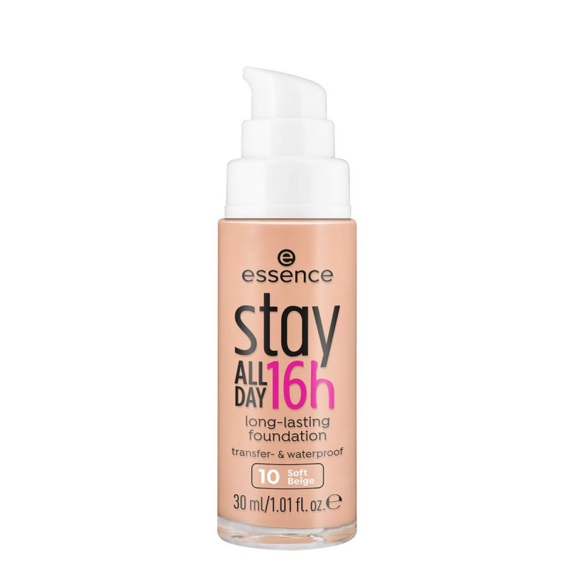 Base de Maquillage Crémeuse Essence Stay All Day 16H 10-soft beige (30 ml) - Acheter à 7,14 € seulement chez Collector's Boutiqu