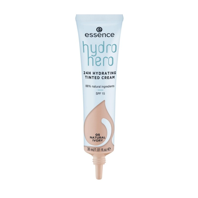 Crème Hydratante avec Couleur Essence Hydro Hero 05-natural ivory SPF 15 (30 ml) - Acheter à 8,15 € seulement chez Collector's B