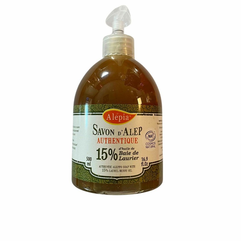 Savon liquide Alepia Savon D´Alep Authentique Doseur huile de baie de laurier (500 ml) - Acheter à 14,05 € seulement chez Collec