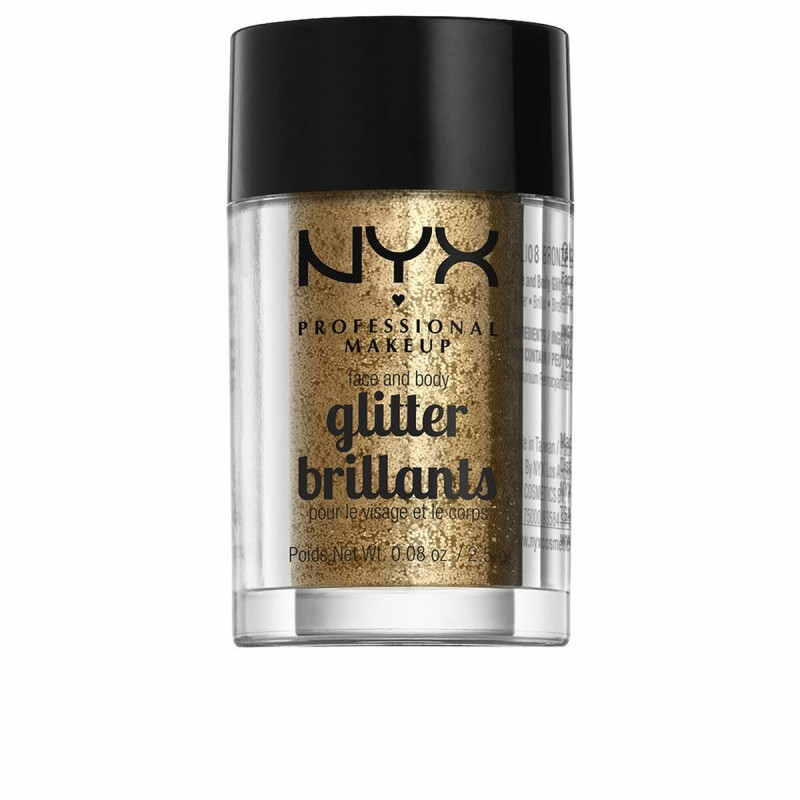 Paillettes NYX Glitter Brillants Bronze Visage Corps (2,5 g) - Acheter à 10,70 € seulement chez Collector's Boutique