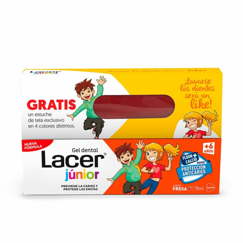 Dentifrice Lacer Junior 75 ml Fraise - Acheter à 6,67 € seulement chez Collector's Boutique