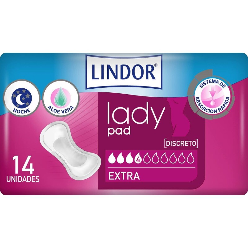 Compresses pour Incontinence Lindor Lady Pad 14 Unités - Acheter à 9,39 € seulement chez Collector's Boutique