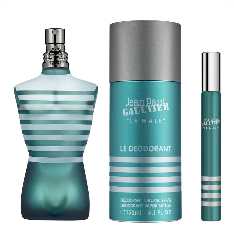 Set de Parfum Homme Jean Paul Gaultier Le Male 3 Pièces - Acheter à 63,42 € seulement chez Collector's Boutique