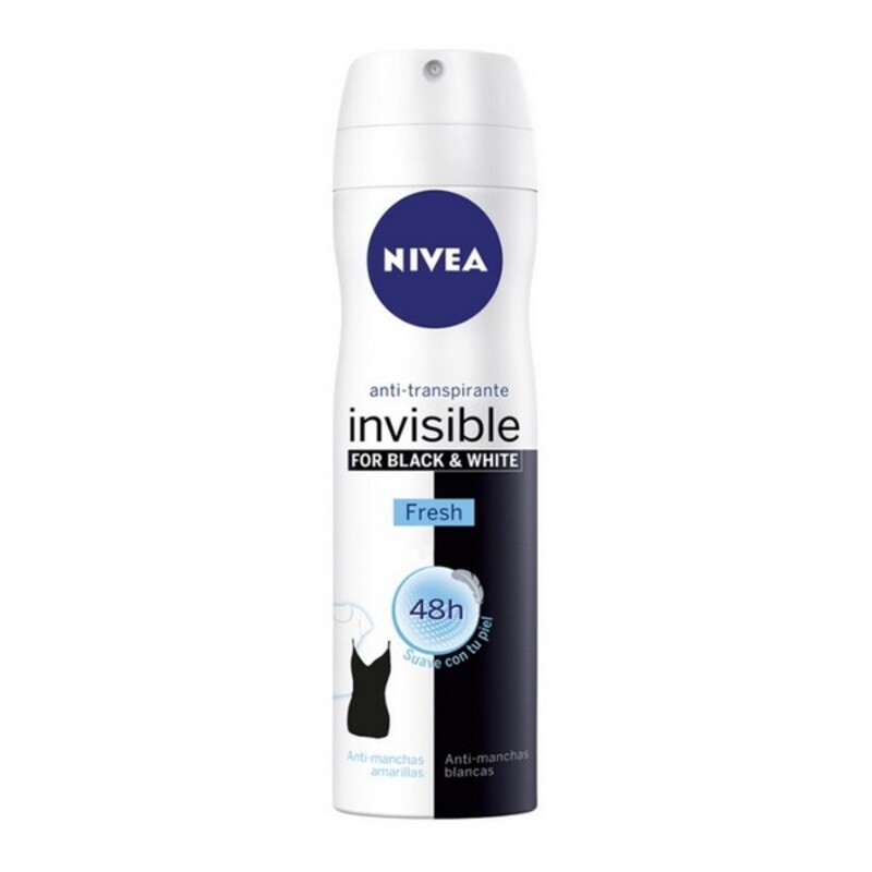 Spray déodorant Black & White Invisible Fresh Nivea (200 ml) - Acheter à 5,50 € seulement chez Collector's Boutique