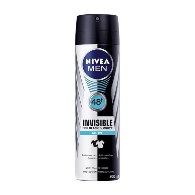 Spray déodorant Men Black & White Active Nivea (200 ml) - Acheter à 5,50 € seulement chez Collector's Boutique