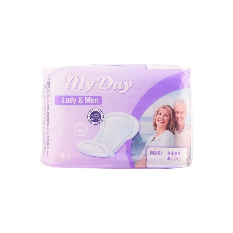 Compresses pour Incontinence Maxi My Day (8 uds) - Acheter à 3,34 € seulement chez Collector's Boutique