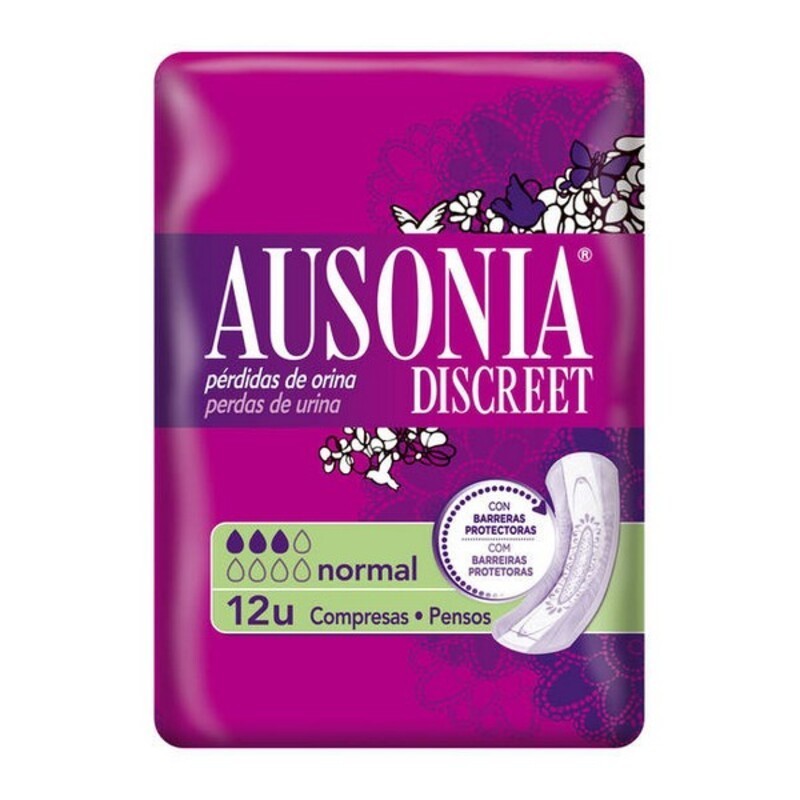 Compresses pour Incontinence Normal Ausonia (12 uds) - Acheter à 4,62 € seulement chez Collector's Boutique