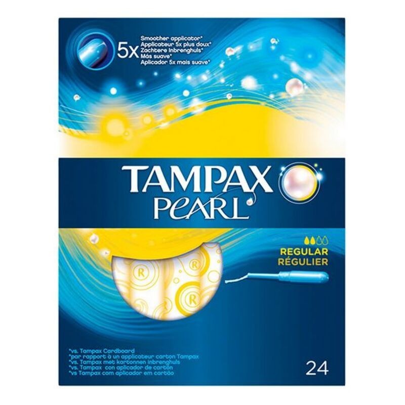 Pack de Tampons Pearl Regular Tampax (24 uds) - Acheter à 9,65 € seulement chez Collector's Boutique