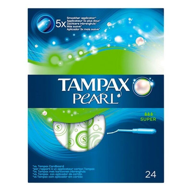 Pack de Tampons Pearl Super Tampax (24 uds) - Acheter à 8,84 € seulement chez Collector's Boutique